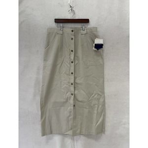 Liz Claiborne Skirt Women's Size 16 Tan Sport New With Tags Carefree